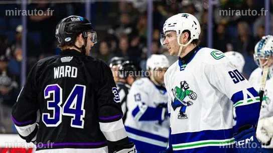 Les Reign terminent la saison régulière par une défaite face aux Canucks