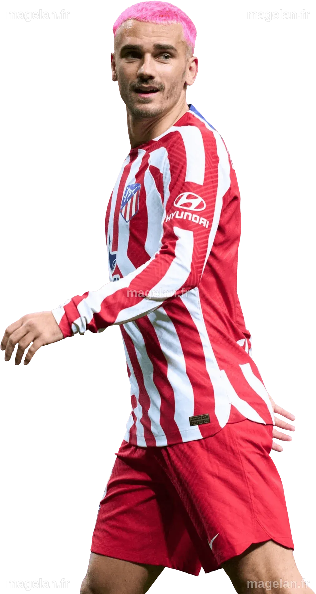 Antoine Griezmann Atlético Madrid football render - FootyRenders