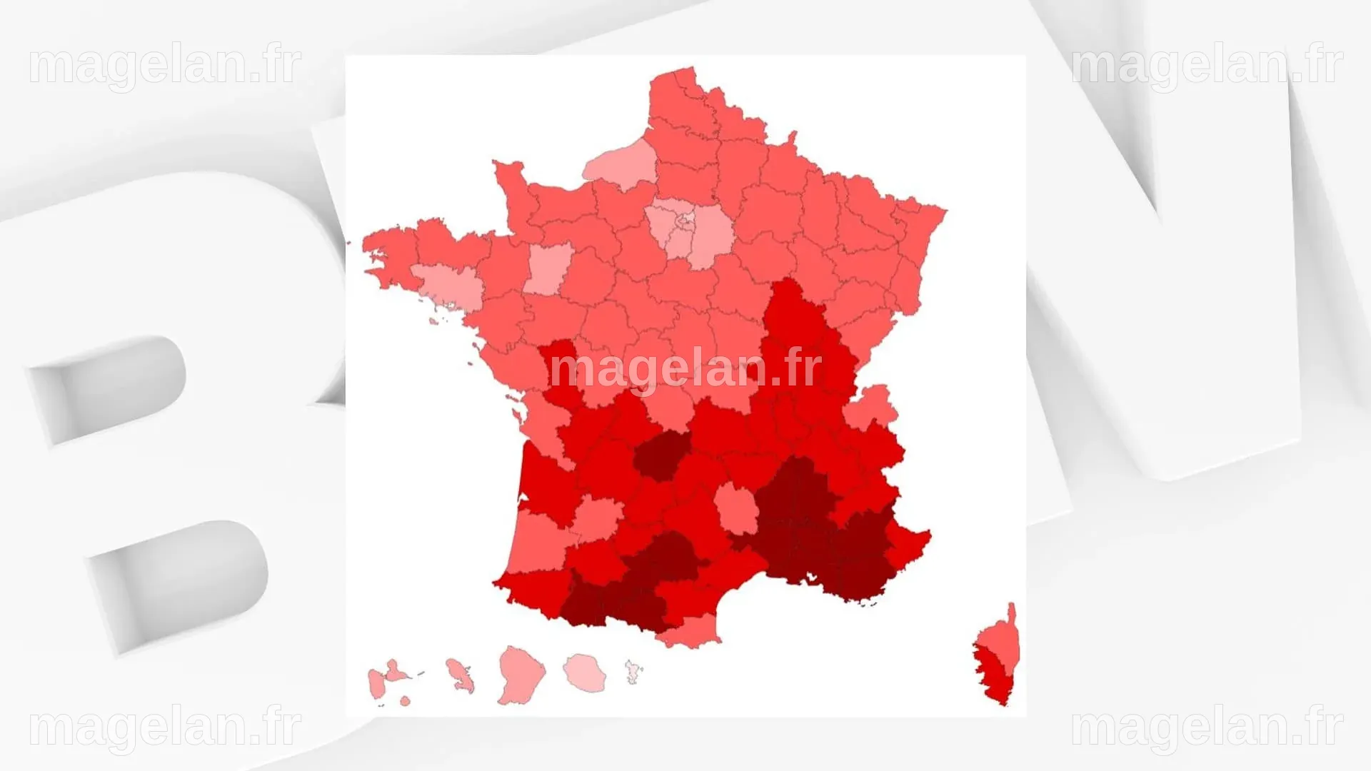 CARTE. Ces départements où la reprise épidémique de Covid-19 est la ...