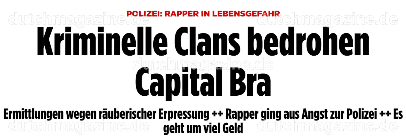 Capital Bra in Lebensgefahr: Drogenkollaps und Rettungswagen-Einsatz