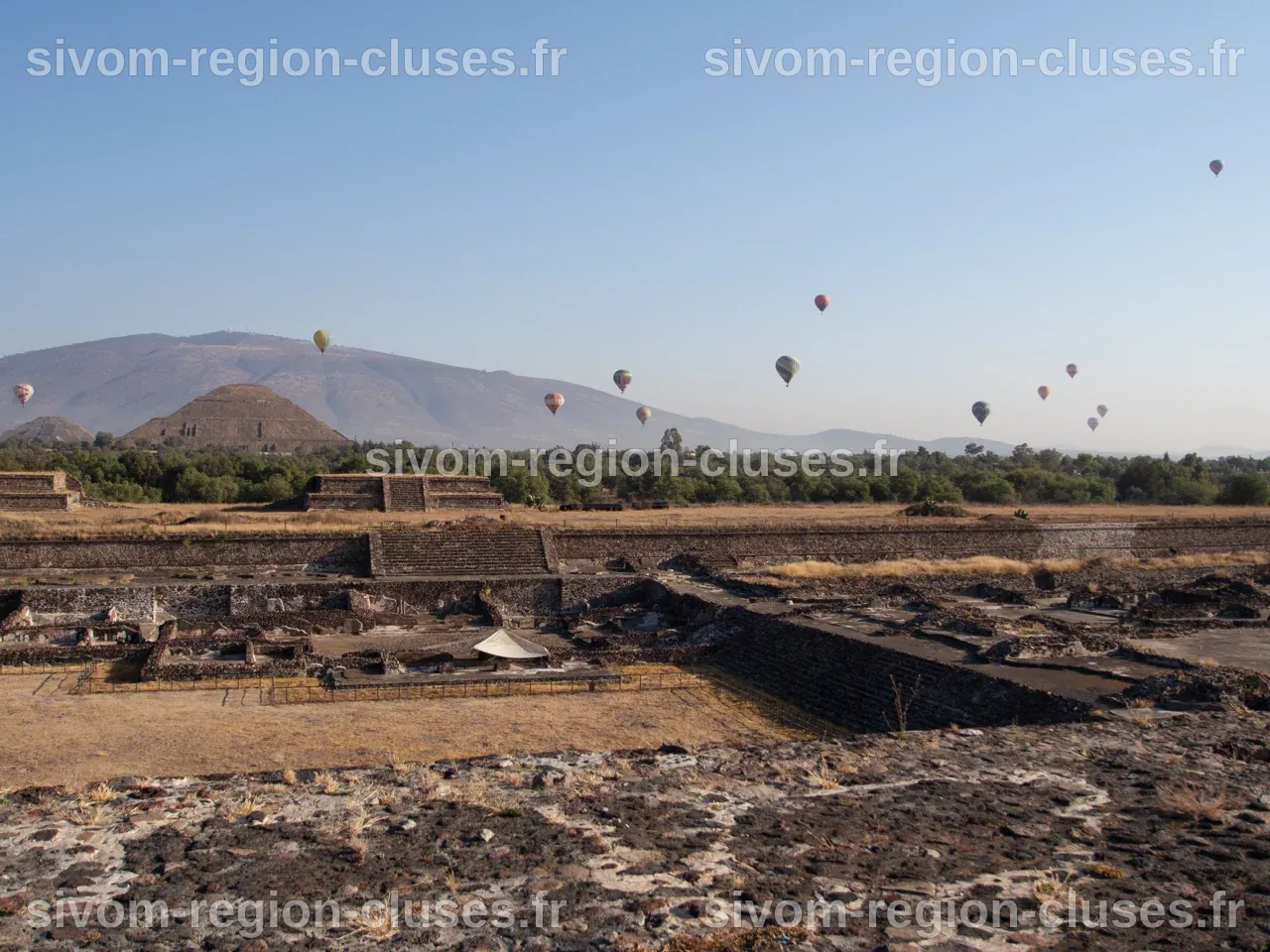 Les grandioses Pyramides de Teotihuacan