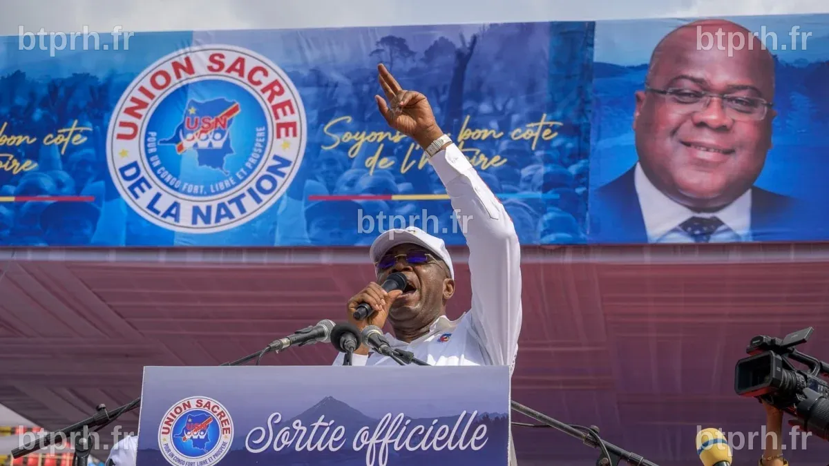 RDC: présentation de l'Union sacrée de la nation à 8 mois de la ...