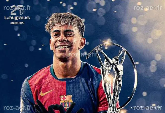 Lamine Yamal Terima Penghargaan di Laureus World Sports Awards