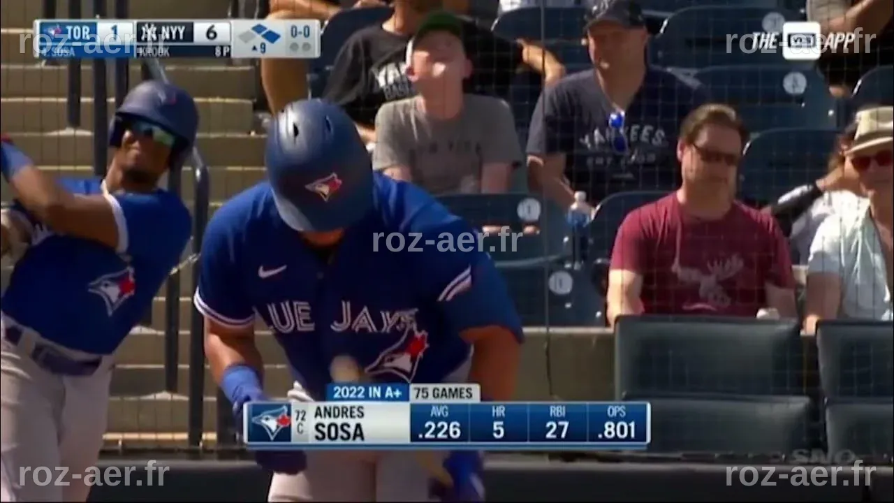 ANDRES SOSA, BLUE JAYS VS YANKEES 26 MARZO 2023 - YouTube