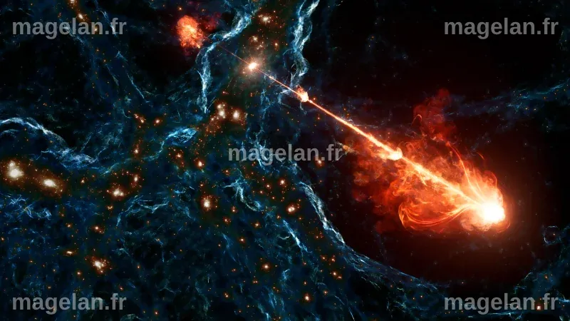 A black hole’s massive jets, cracking the whip on remote work, risks of ...