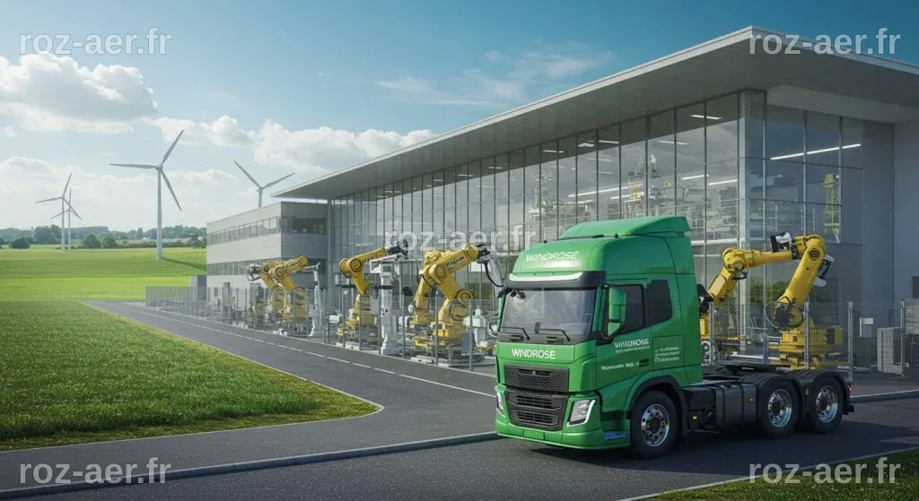 Windrose : Camions Électriques à Onnaing