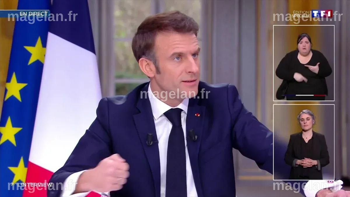 TF1Info on Twitter: "🔴🗣️ @EmmanuelMacron : "Il y aura bien une loi ...