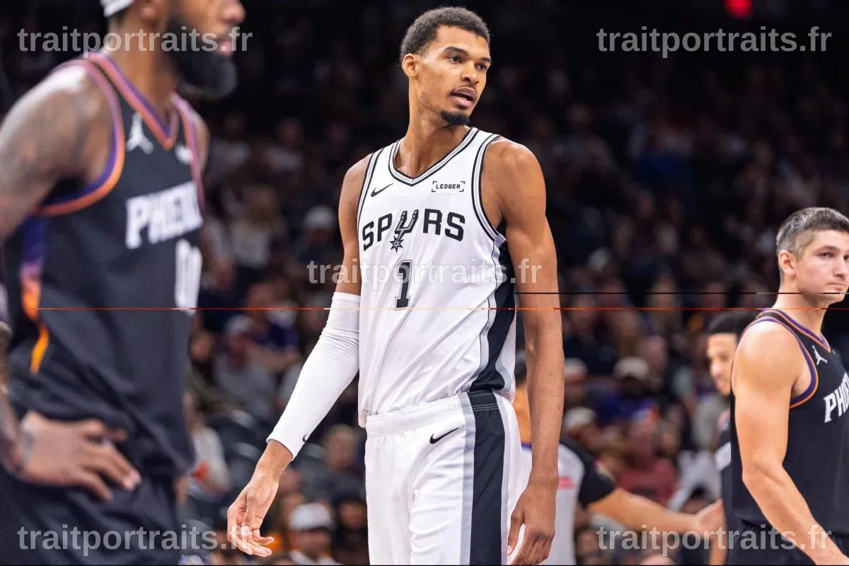 Victor Wembanyama victime d'une commotion, les Spurs s'inclinent face aux Trail Blazers lors des playoffs NBA
