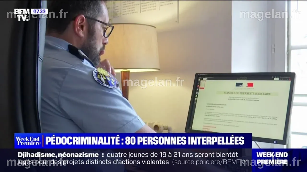 Pédocriminalité: 80 interpellations après la plus grande opération ...