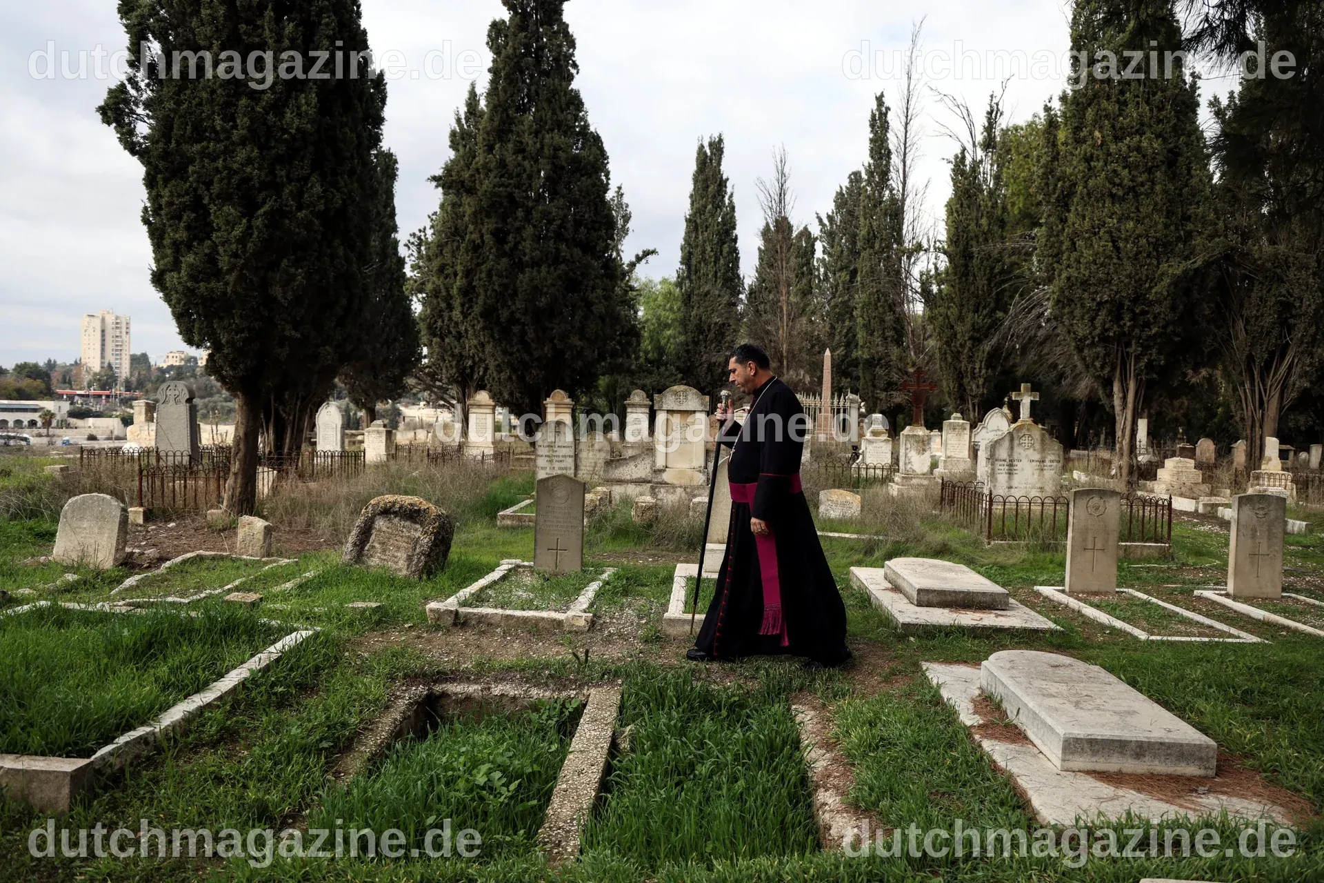 Palestinians slam settler vandalism of Jerusalem Christian cemetery ...
