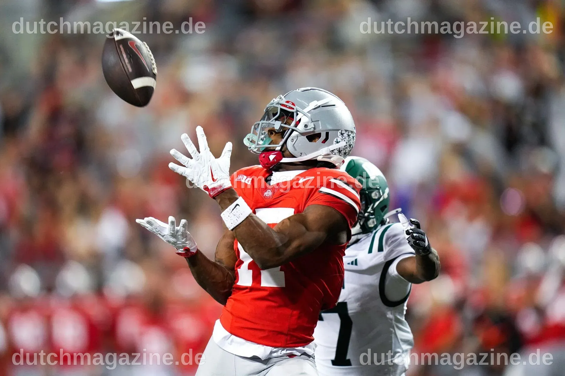Top-Receiver-Profi Carnell Tate berichtet über seinen Besuch vor dem Draft in Cleveland