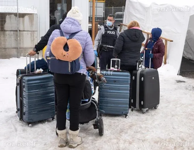 Migrants : un point de passage entre les Etats-Unis et le Canada ...