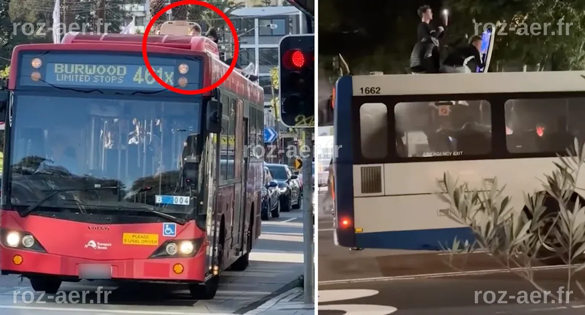 Un nouveau défi viral : des adolescents grimpent sur des bus en mouvement, les autorités mettent en garde contre les dangers mortels