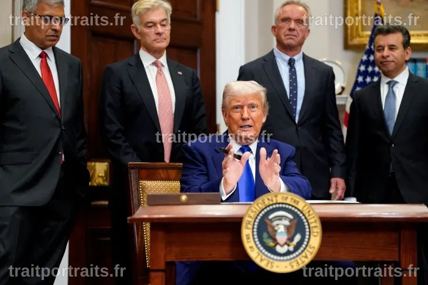 Trump défend ses calculs farfelus sur les prix des médicaments