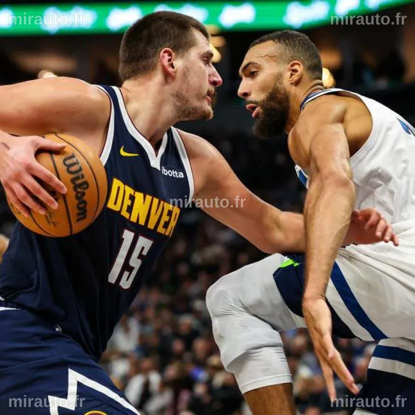 Rudy Gobert met Nikola Jokic à l'épreuve : un duel défensif décisif