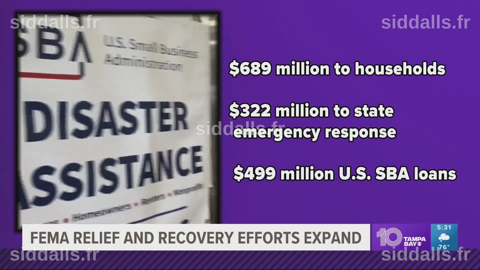 FEMA expands recovery, relief efforts across Florida | wtsp.com