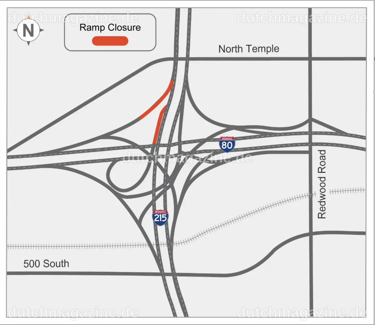 'Emergency repairs' to reduce I-215 near I-80 to one lane, close ramps