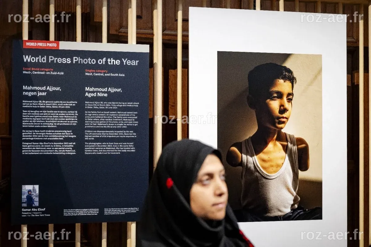 Le portrait d’un enfant palestinien mutilé à Gaza récompensé par le ...