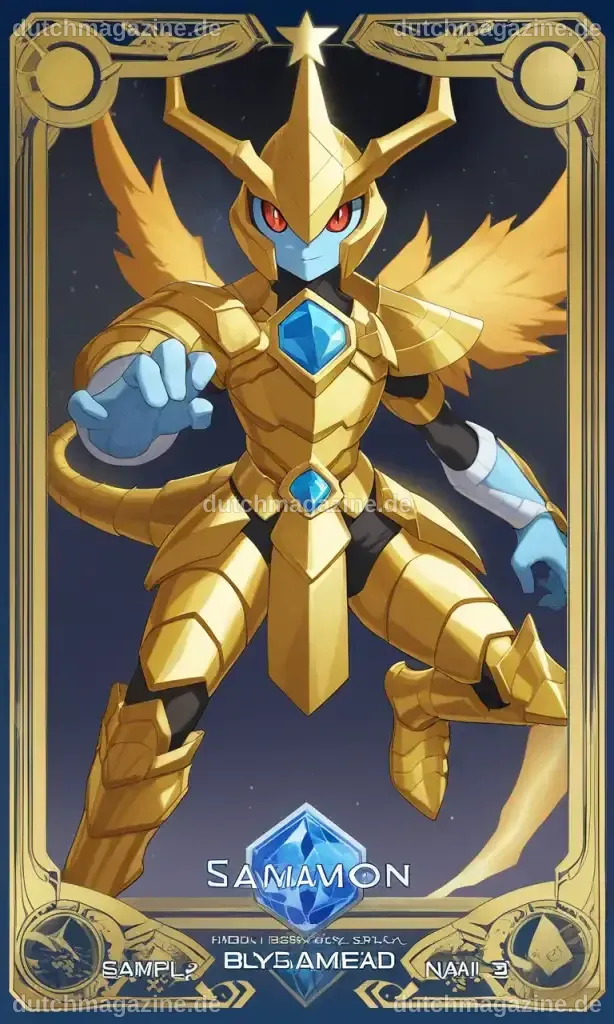 Magnamon's X-Antibody Form: A Golden Beast Unleashed AI Art | PixAI