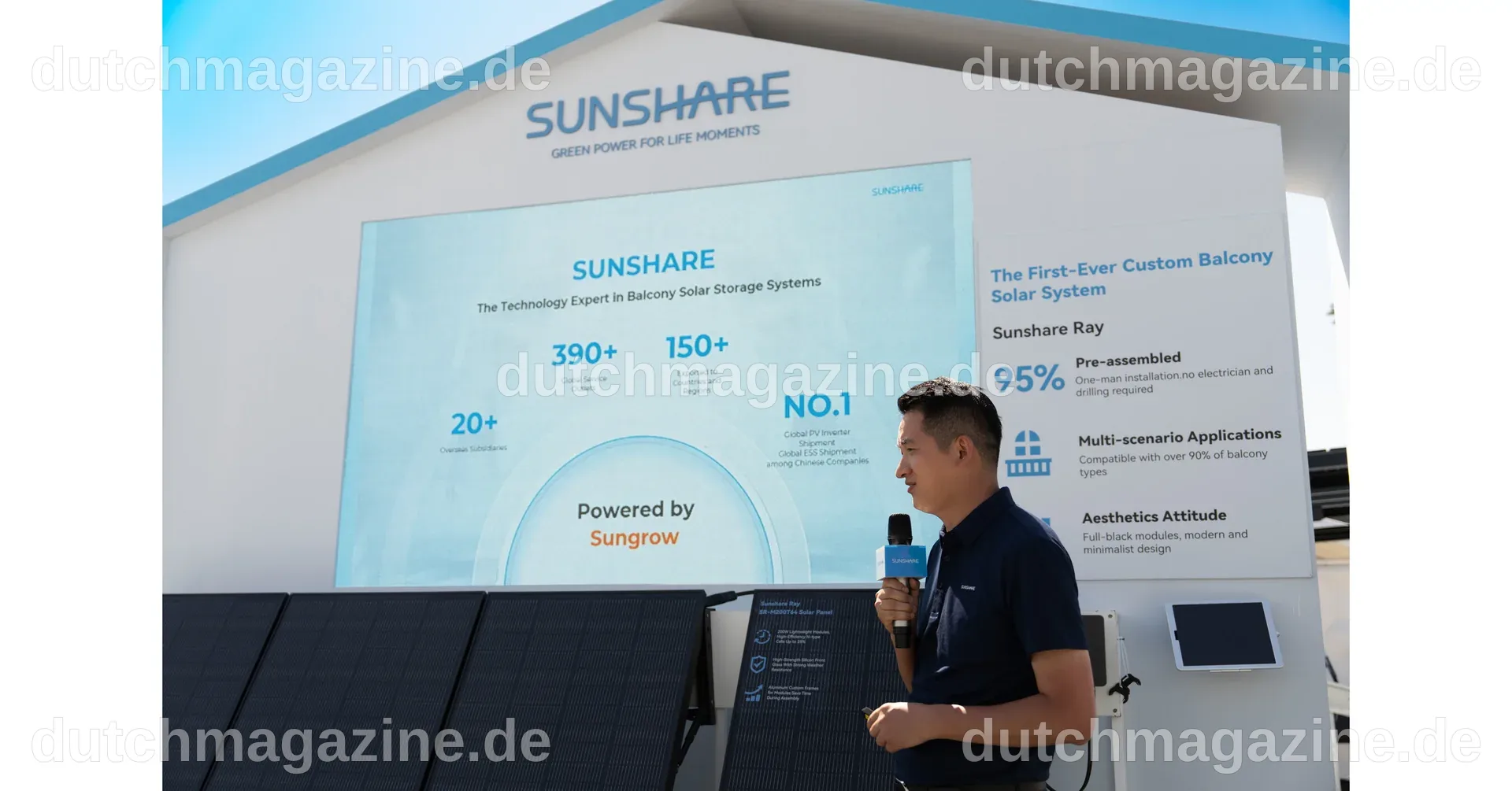Sunshare Technology Co., Ltd. präsentiert auf der Solar Solutions Wien 2026 die innovative nächste Generation von Balkonsolarsystemen