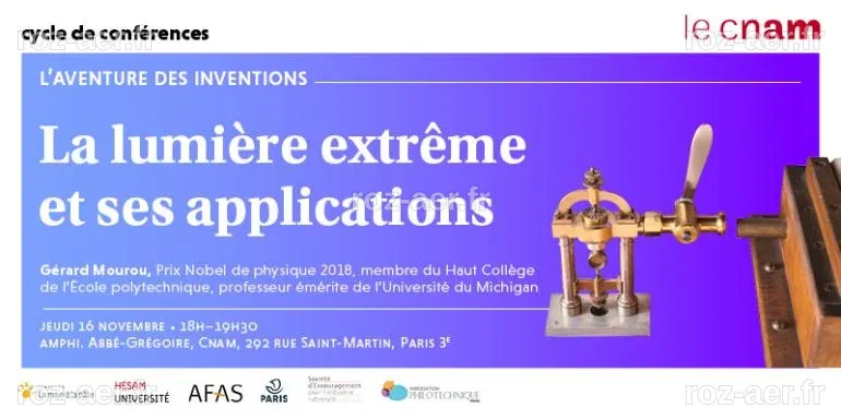 La lumière extrême et ses applications | Musée des Arts et Métiers