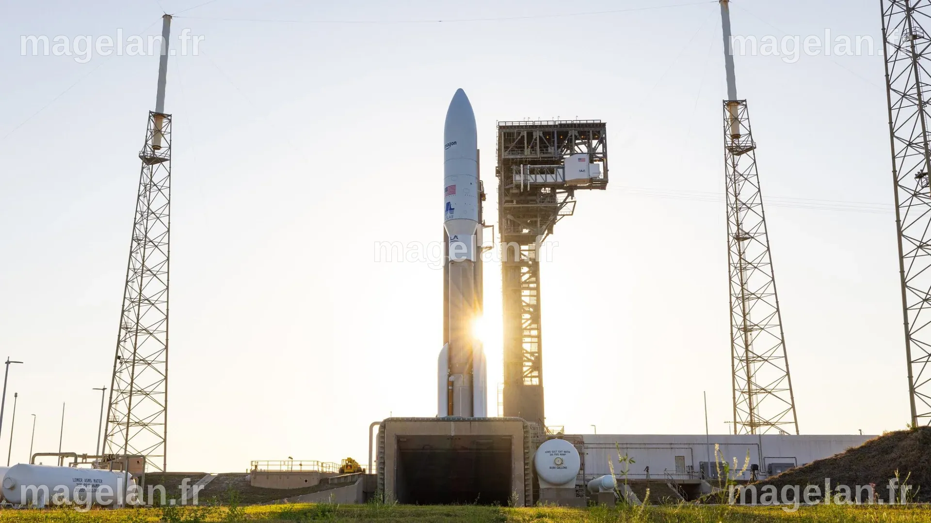 Watch Atlas V rocket launch 1st big batch of Amazon's Project Kuiper ...