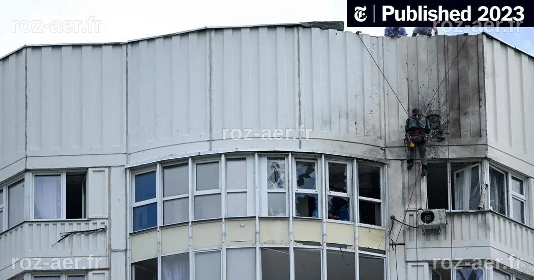 Drones Strike Moscow Civilian Areas, a First in Russia-Ukraine War ...