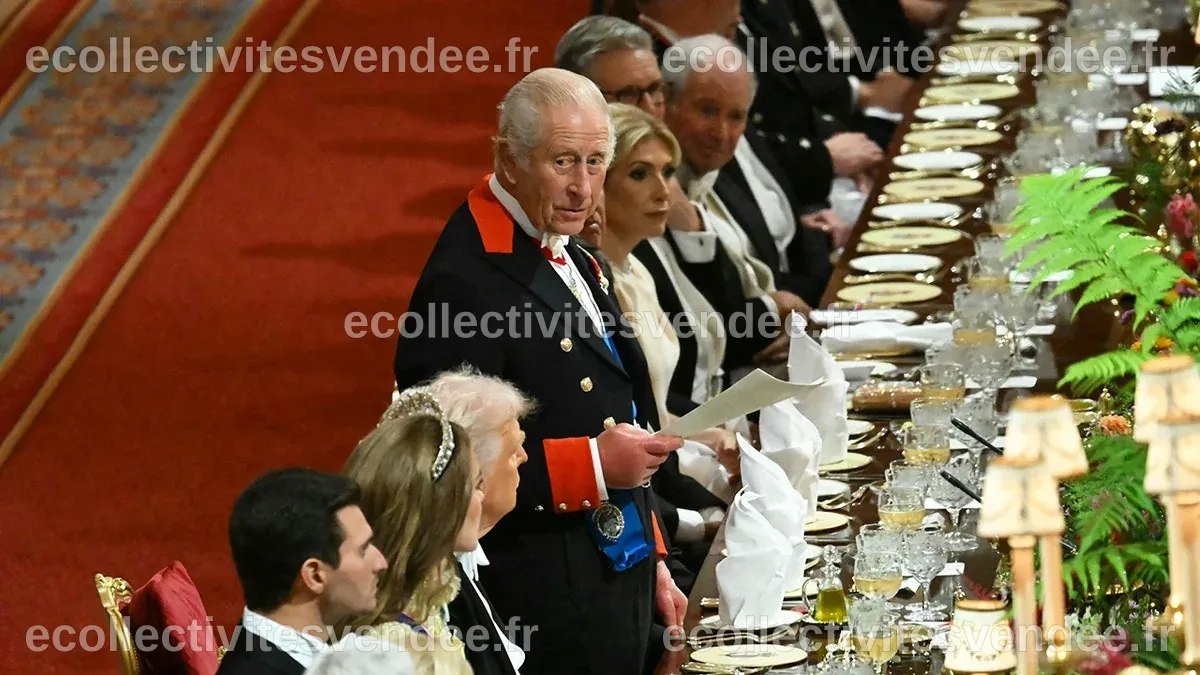 Visite de Charles III à la Maison Blanche pour un dîner d'État après un discours rare devant le Congrès