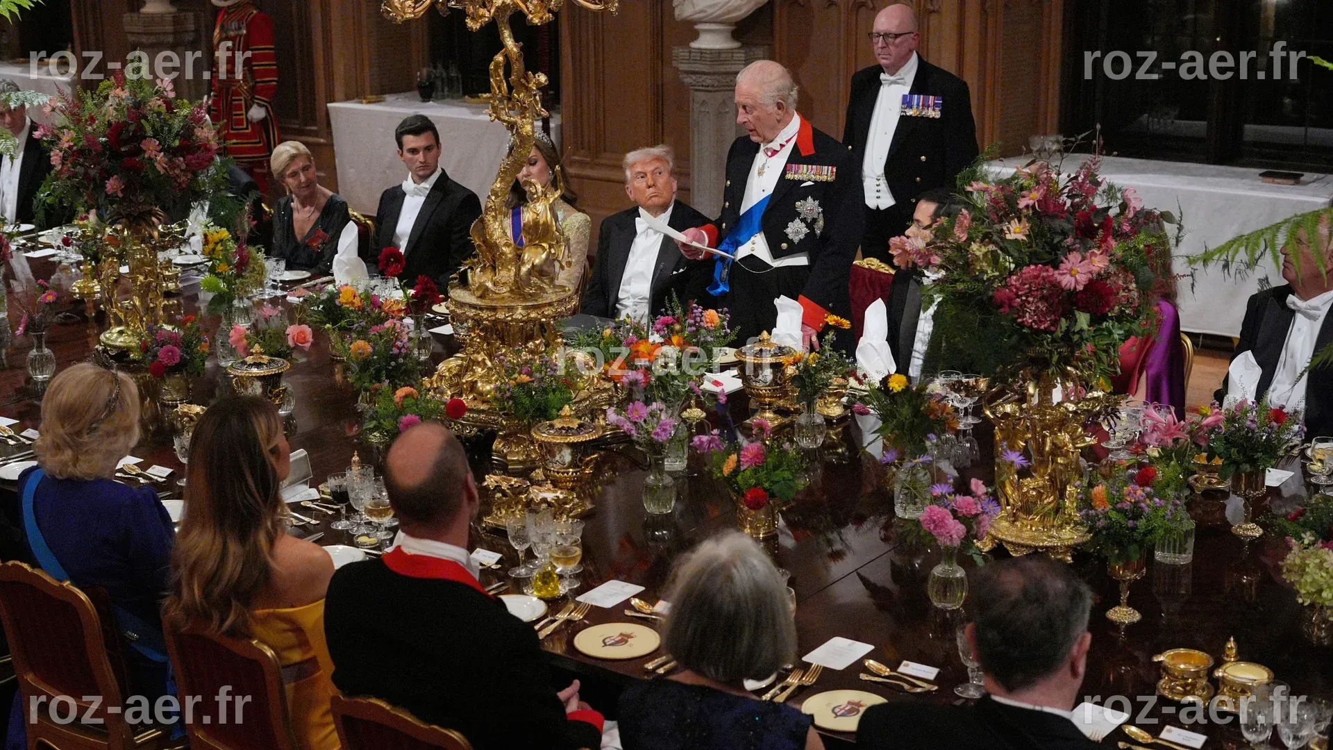 King Charles lauds Donald Trump's peace efforts at UK state dinner