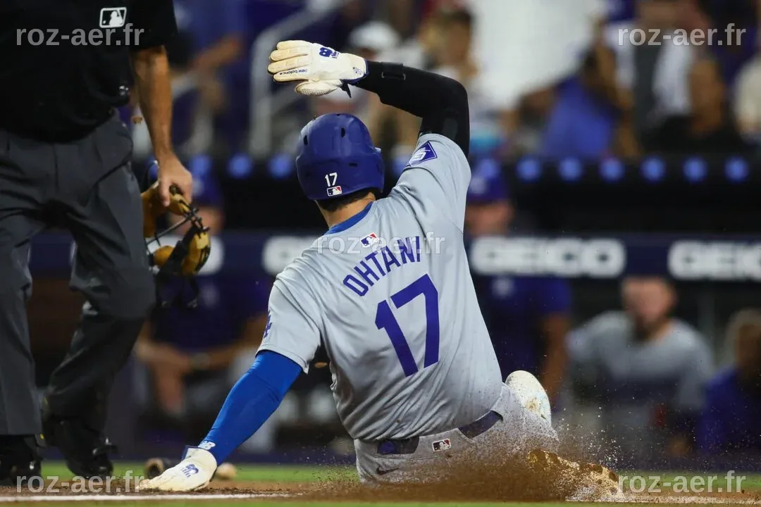 Dodgers destroy Marlins 20-4 as Ohtani notches first 50-50 season | Reuters
