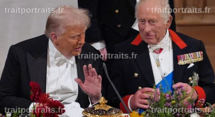 « Sans nous, vous parleriez français » : l'humour piquant de Charles III à Donald Trump lors d'un dîner d'État