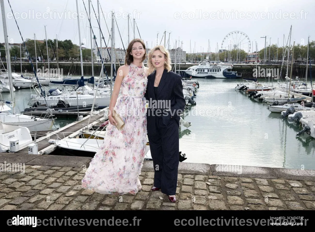 Aaricia Lemaire and Berenice Tannenberg attend the Ici Tout Commence ...