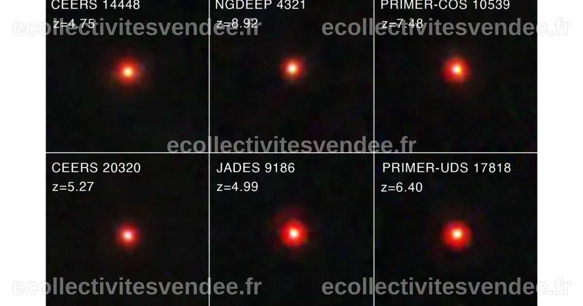 James Webb Space Telescope's 'little red dots' come into focus