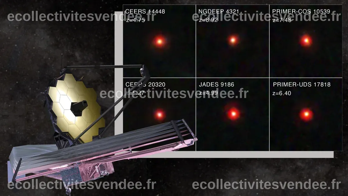 Les mystérieux petits points rouges du télescope spatial James Webb pourraient être de véritables 'étoiles trous noirs', selon des données X
