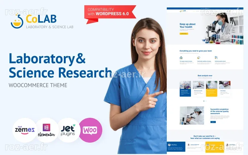 Modèles de sites Web scientifiques gratuits - 15 meilleurs thèmes Web ...