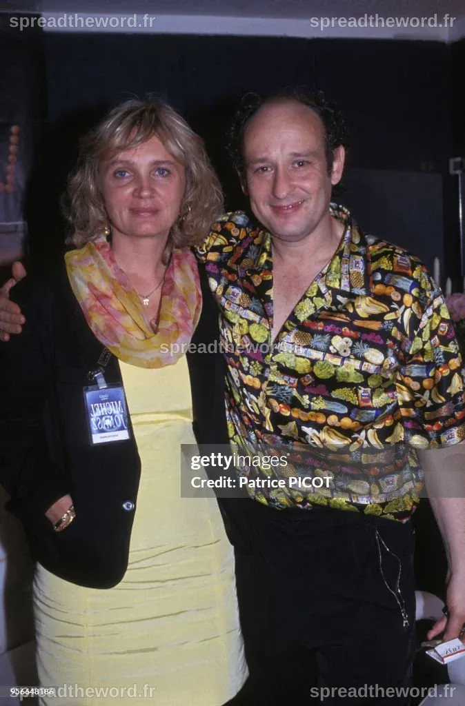 Michel Jonasz et sa femme après son concert au Zenith de Paris en ...