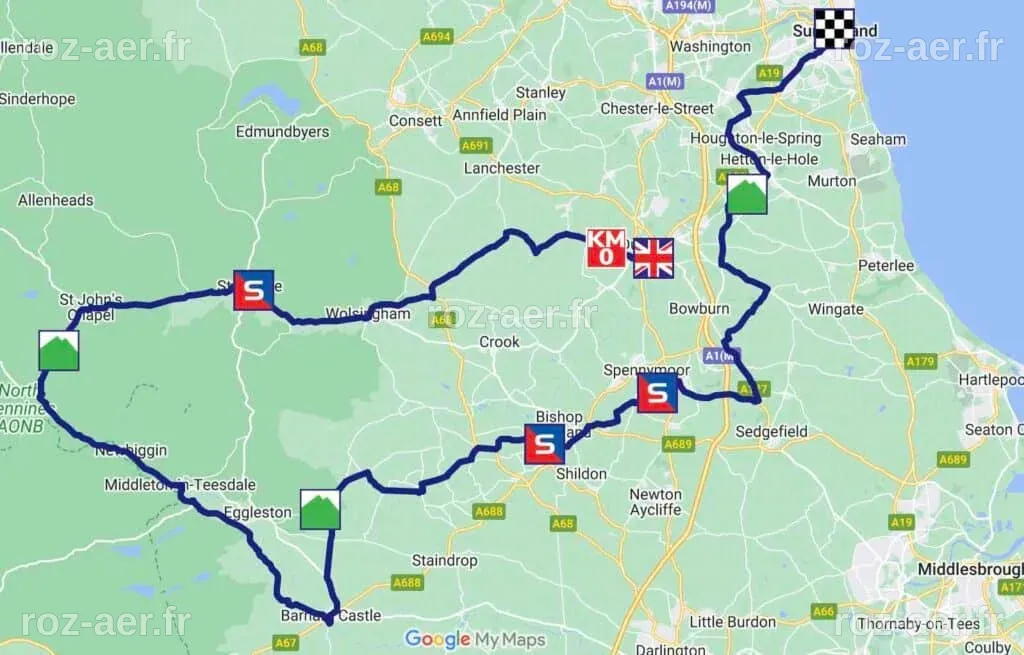 Tour de Grande-Bretagne 2022 : Parcours et profil de la 3e étape