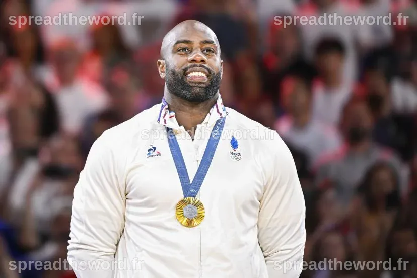 Teddy Riner avec les Bleus au Paris Grand Slam début février
