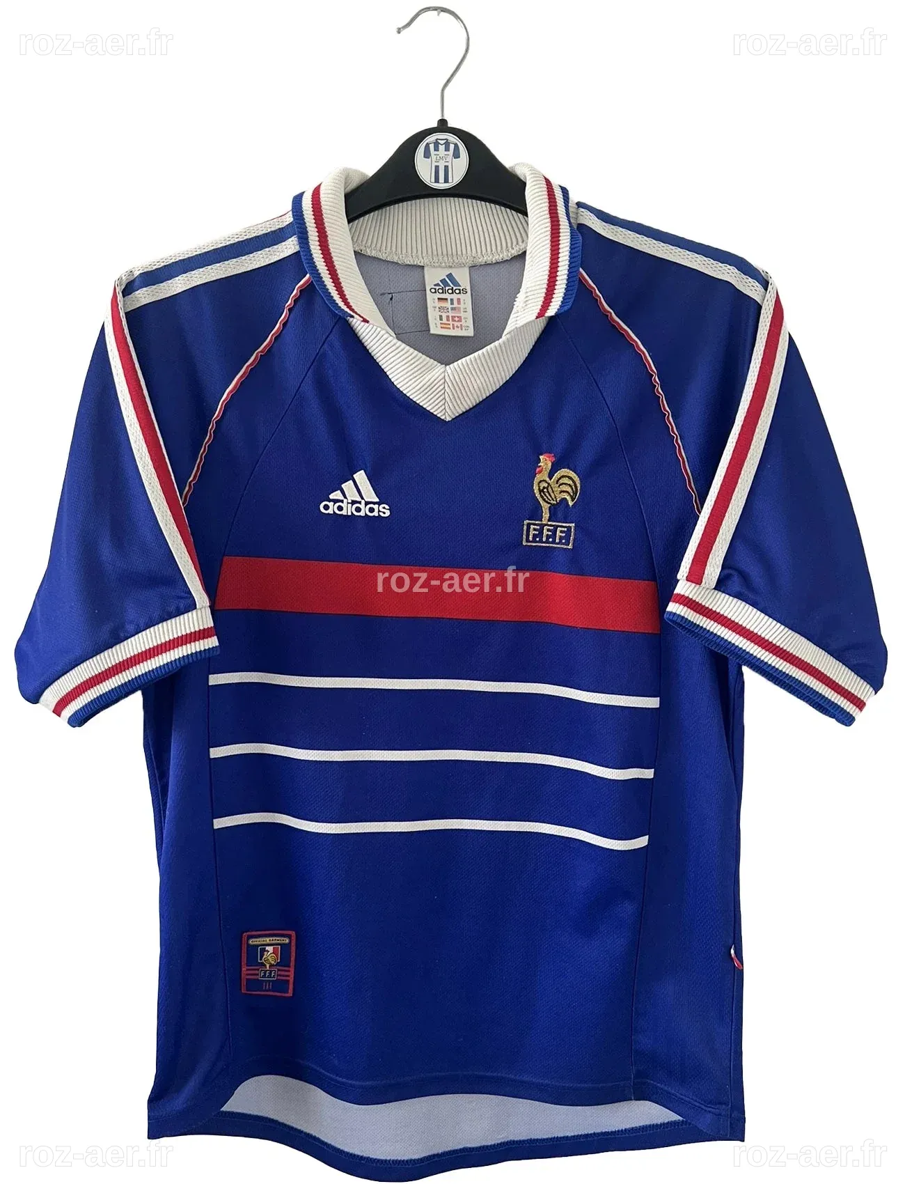 Maillot foot retro et vintage - Equipe de France domicile 1998 – Le ...