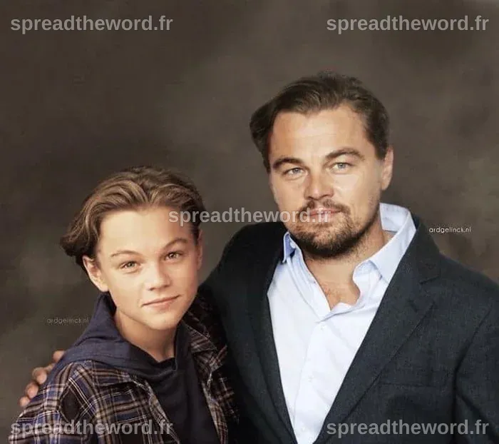 Leonardo DiCaprio and his son, Leo Jr. (2018) - 9GAG