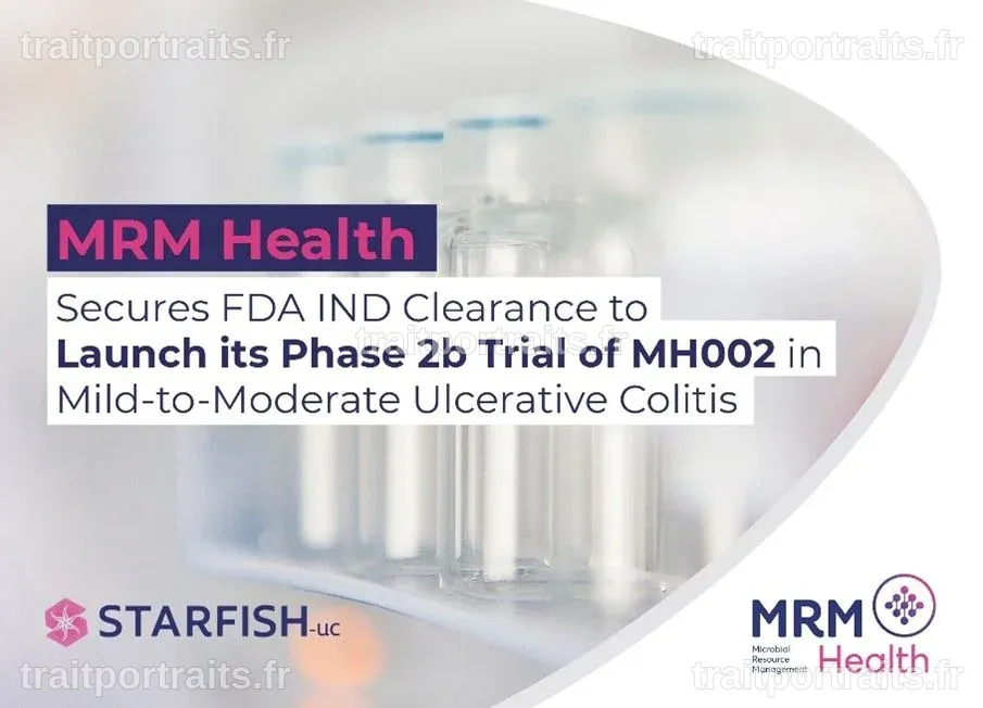 MRM Health reçoit la désignation Fast Track de la FDA pour MH002, un traitement prometteur de la rectocolite hémorragique légère à modérée