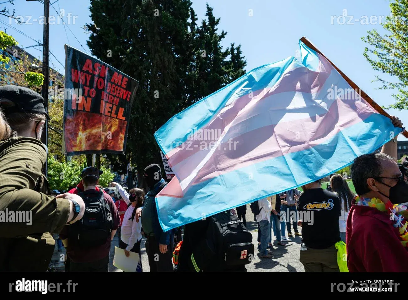 Seattle, USA. 1st May 2025. People gathering at Cal Anderson Park for ...