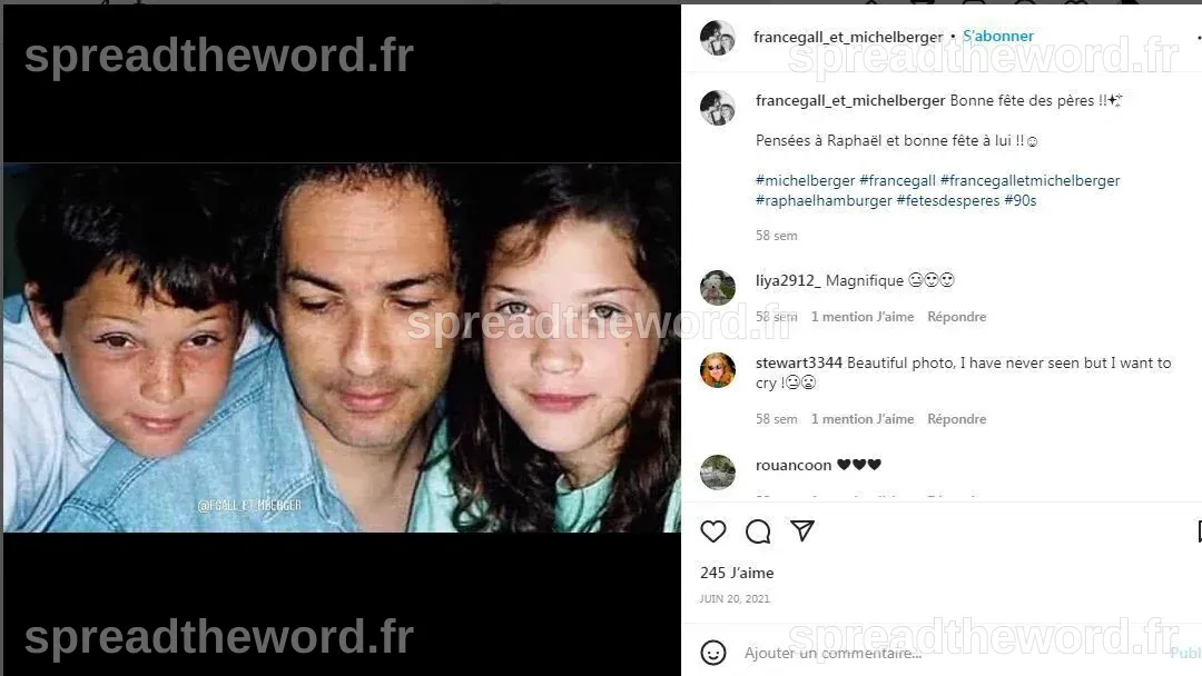 Michel Berger : que devient son fils Raphaël Hamburger ? - Closer
