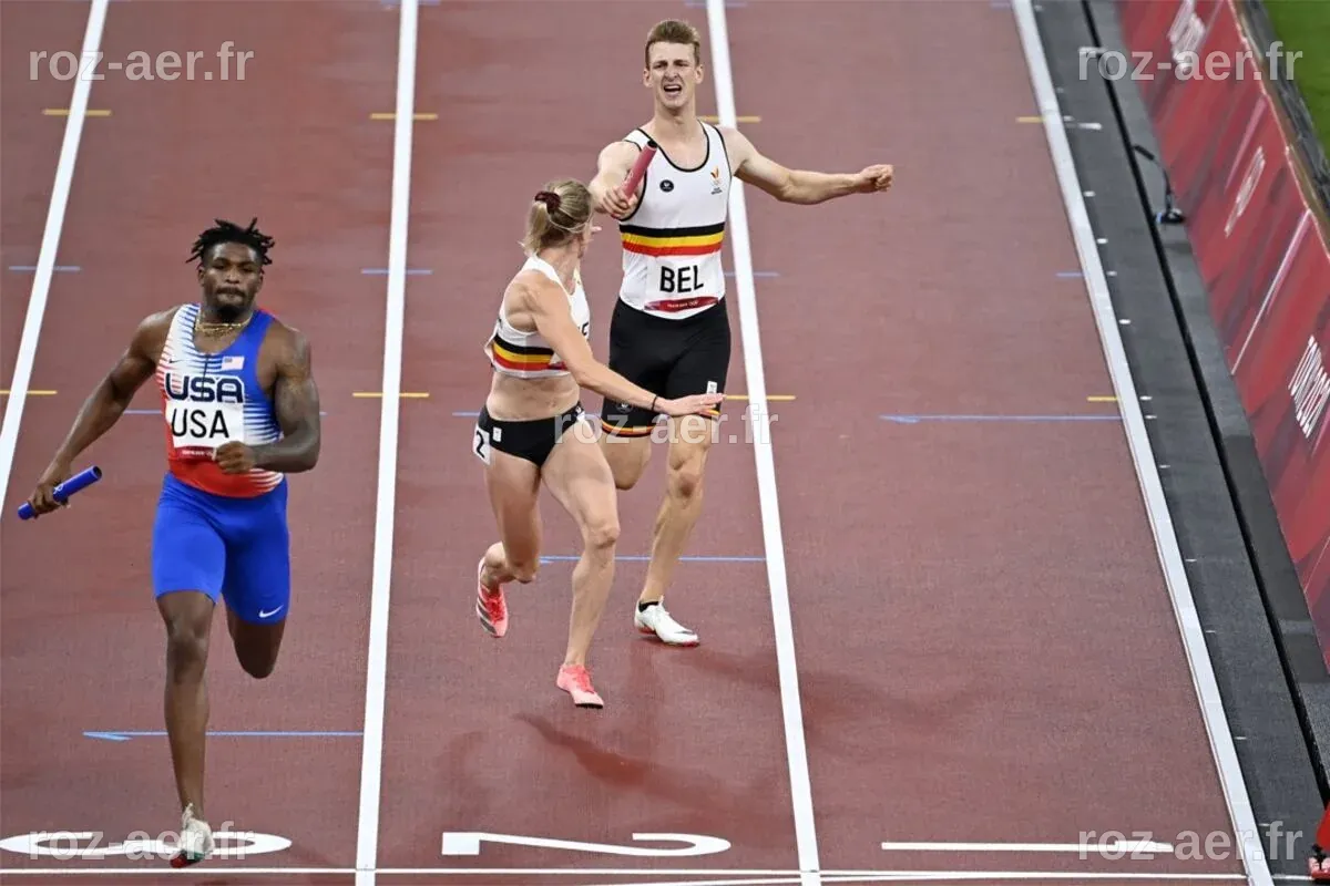 JO 2021 | Le relais belge 4x400m mixte se qualifie pour la finale grâce ...