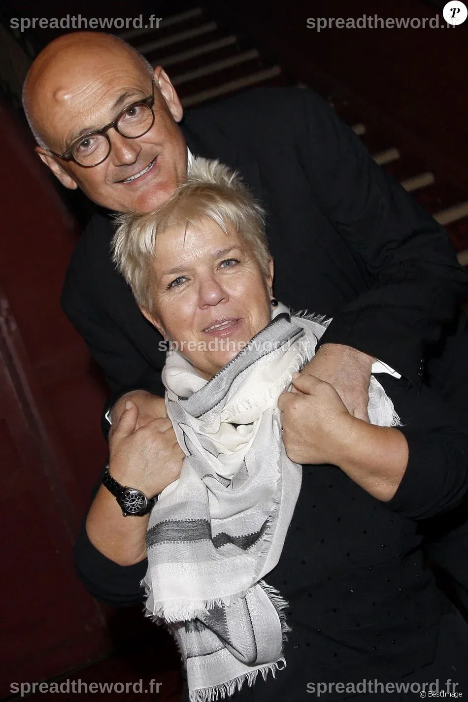 Mimie Mathy et son mari Benoist Gérard - portrait à Paris le 7 mars ...