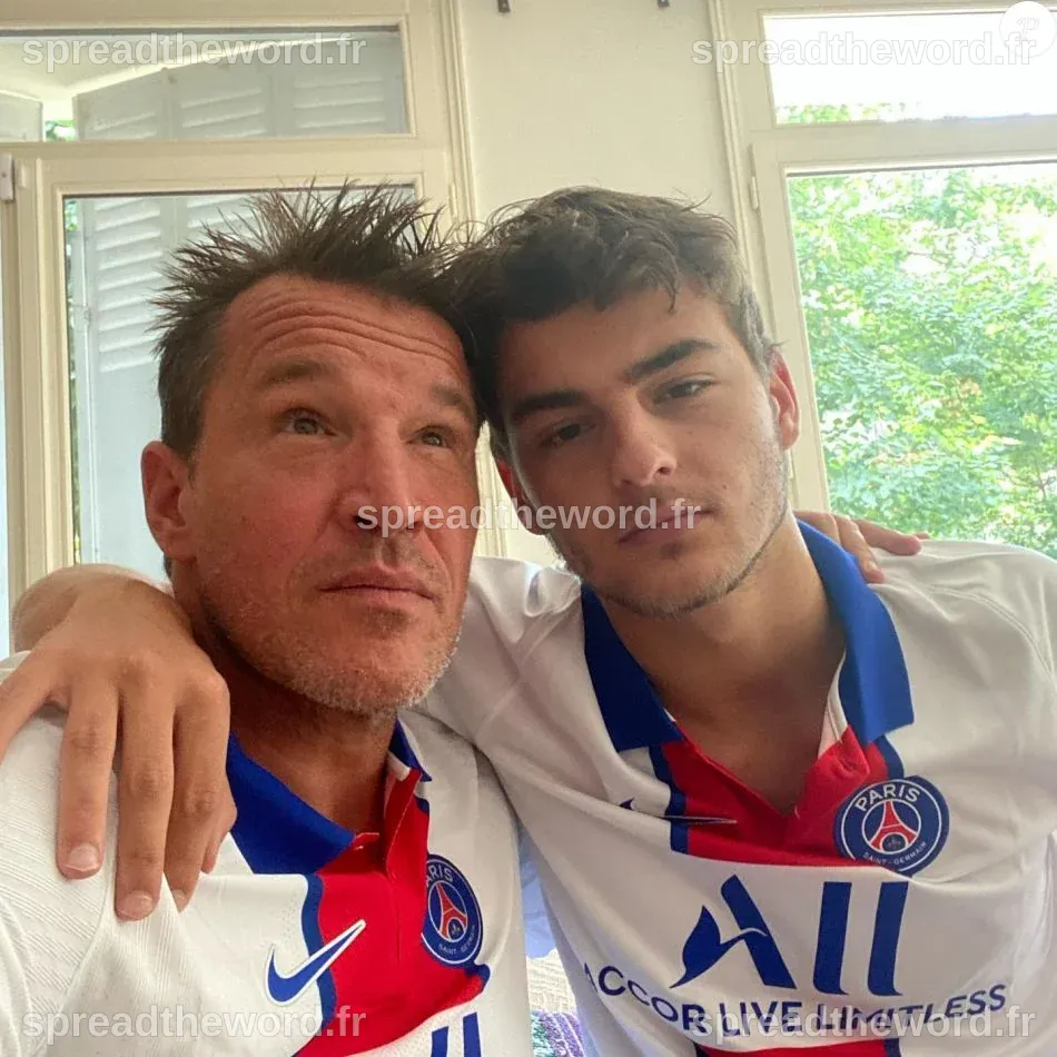 Benjamin Castaldi et son fils Simon sur Instagram - Purepeople