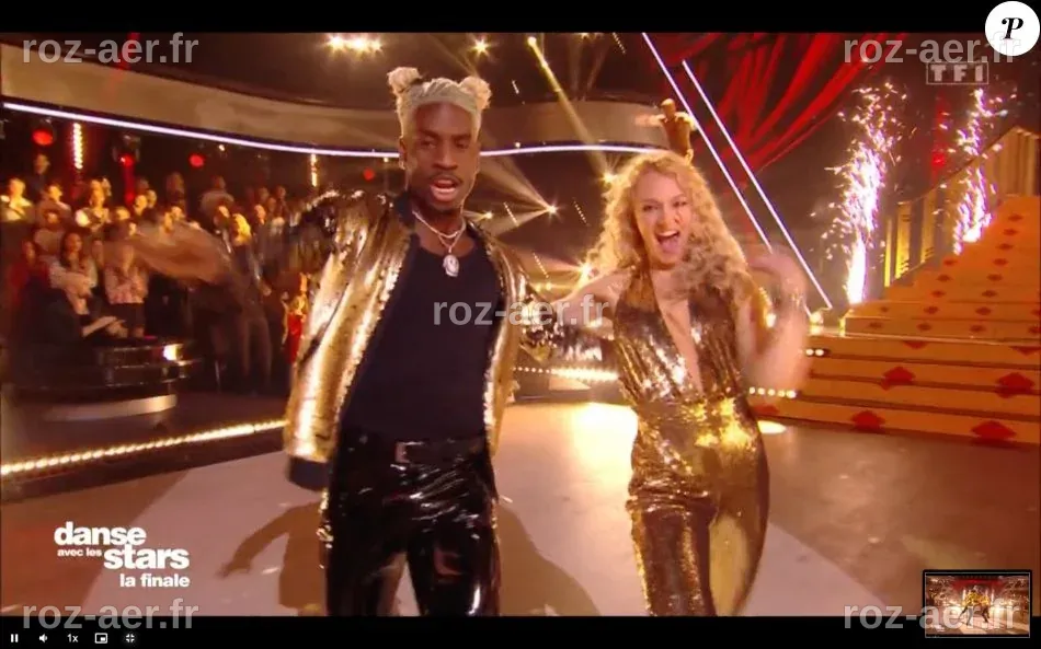 Stéphane Legar et Calisson Goasdoué dans Danse avec les stars. - Purepeople