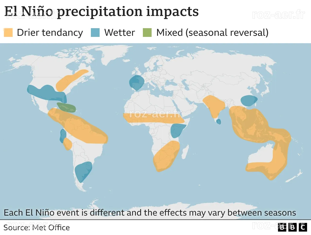 Augmentation des probabilités d'un 'super El Niño' : des craintes grandissantes face aux phénomènes météorologiques extrêmes dans le monde