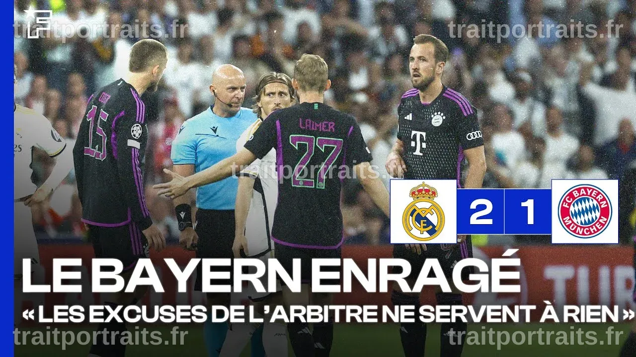 Le Bayern Munich exprime sa frustration et conteste l'arbitrage