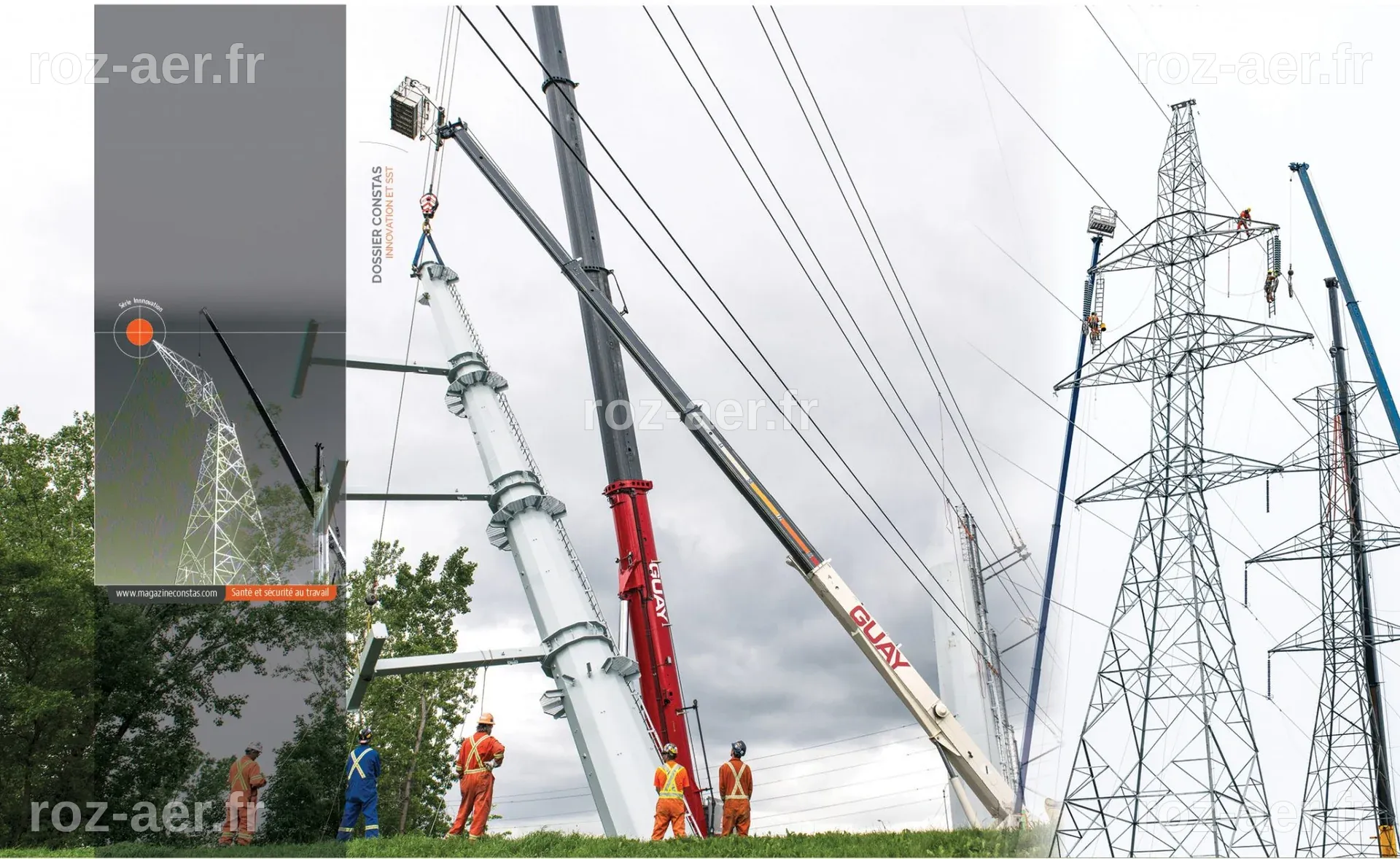 Pylônes électriques et SST – MAGAZINE CONSTAS